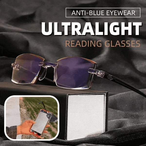 👓Sapphire High Hardness Anti-blue Progressive Far And Near Dual-Use Reading Glasses🔥