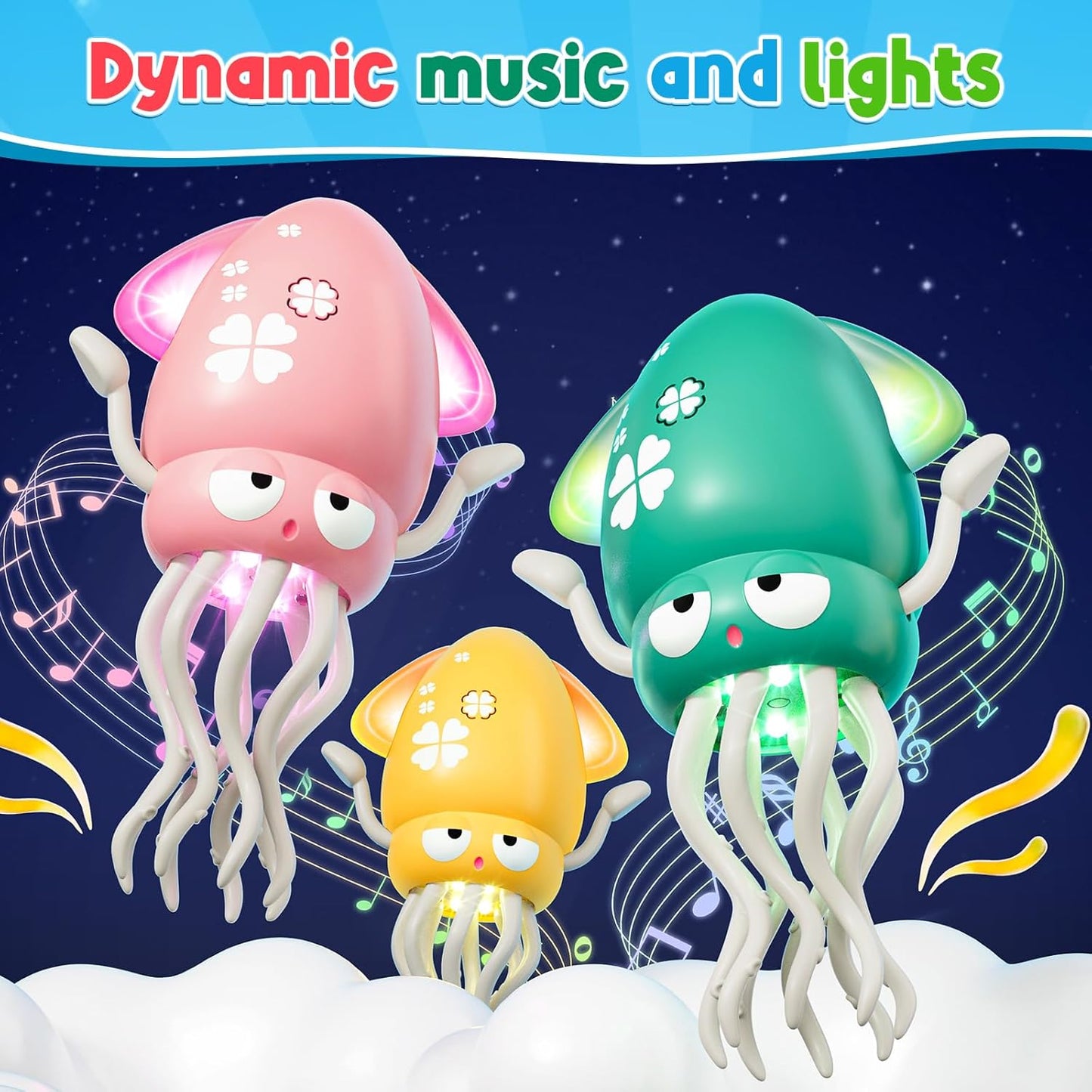 Dancing Octopus Baby Toy | Electric Crawling Octopus Tummy Time Toy