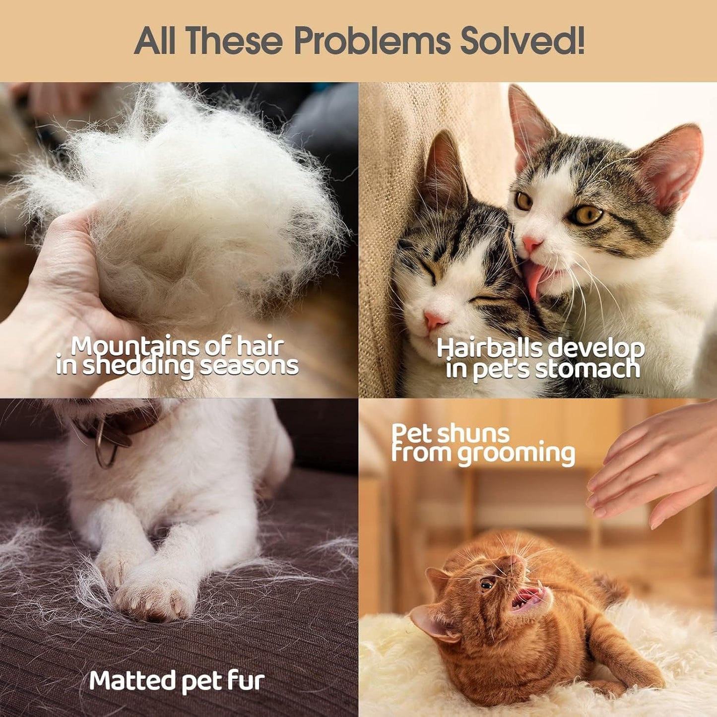 TenderTouch Glove | Less struggle. More comfort. Peaceful golden years for your senior cat. (Includes Both Hands)