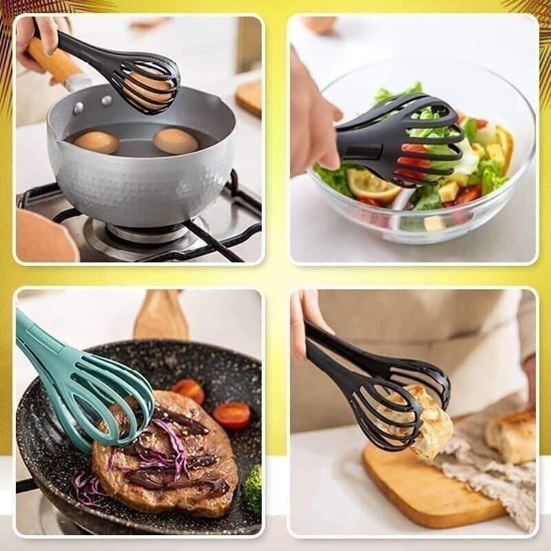 (Labor Day promotion- SAVE 48% OFF)Kitchen Tongs Egg Whiskš„š„