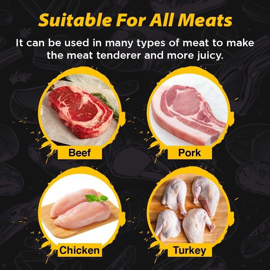 ❄️🥩Stainless Steel Meat Tenderizer Needle 21 Pin Steak BBQ Kitchen Cooking Tool