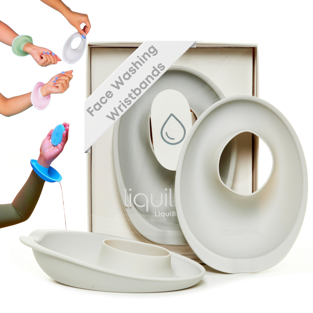 Say Goodbye to Wet Sleeves – Liqui Bands for Washing Hands & Face