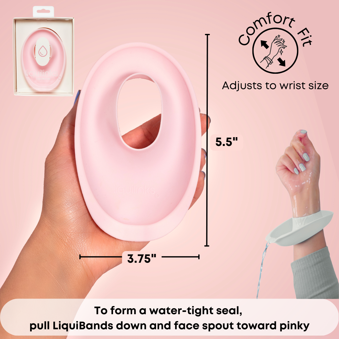 Say Goodbye to Wet Sleeves – Liqui Bands for Washing Hands & Face