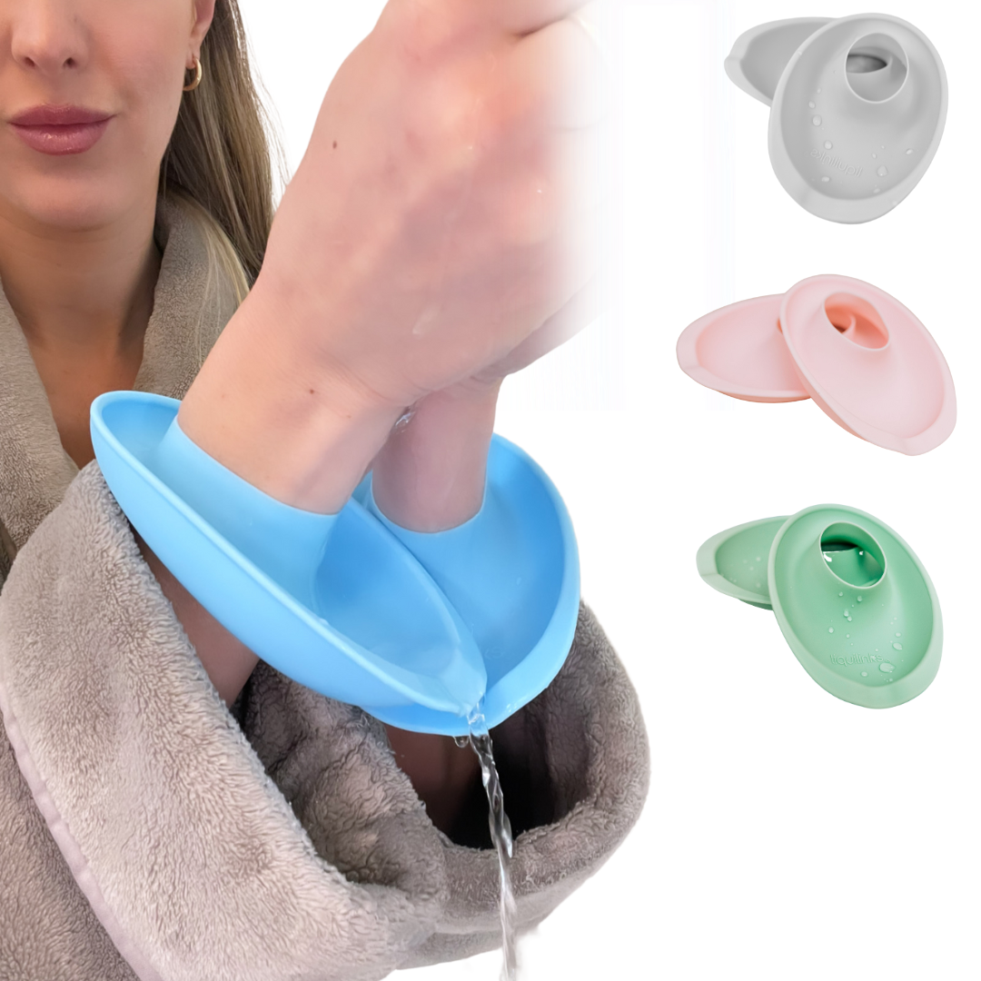 Say Goodbye to Wet Sleeves – Liqui Bands for Washing Hands & Face