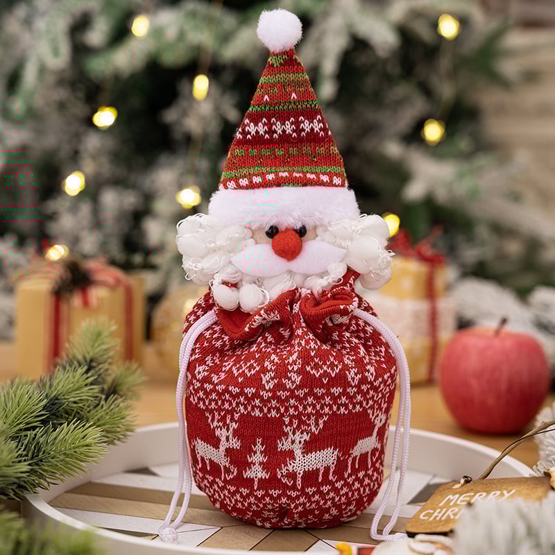 🎉🎉Christmas Knitted Doll Gift Bags