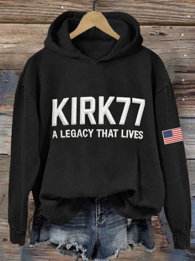 ✝️Women's Kirk77 A Legacy That Lives Print Sweatshirt