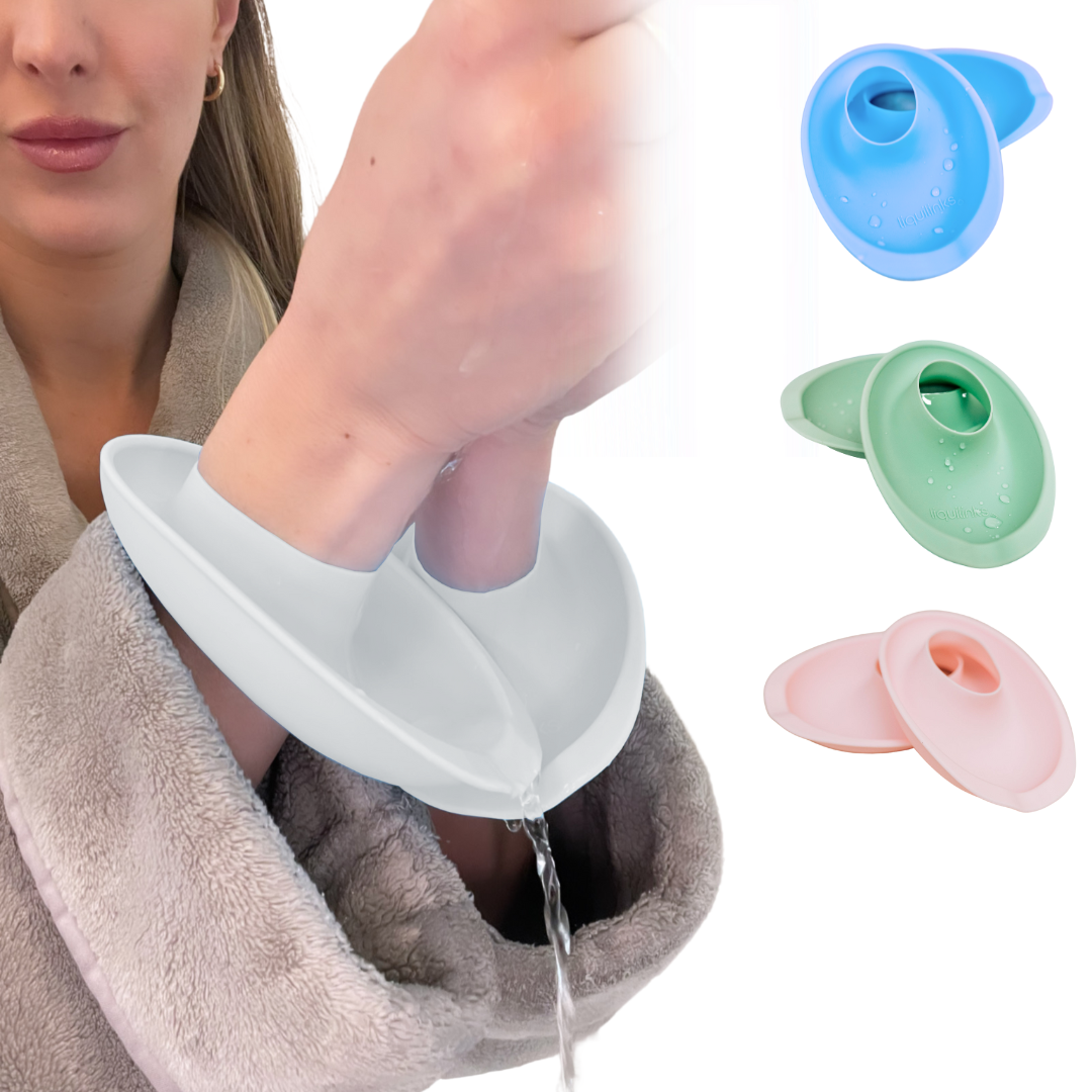 Say Goodbye to Wet Sleeves – Liqui Bands for Washing Hands & Face