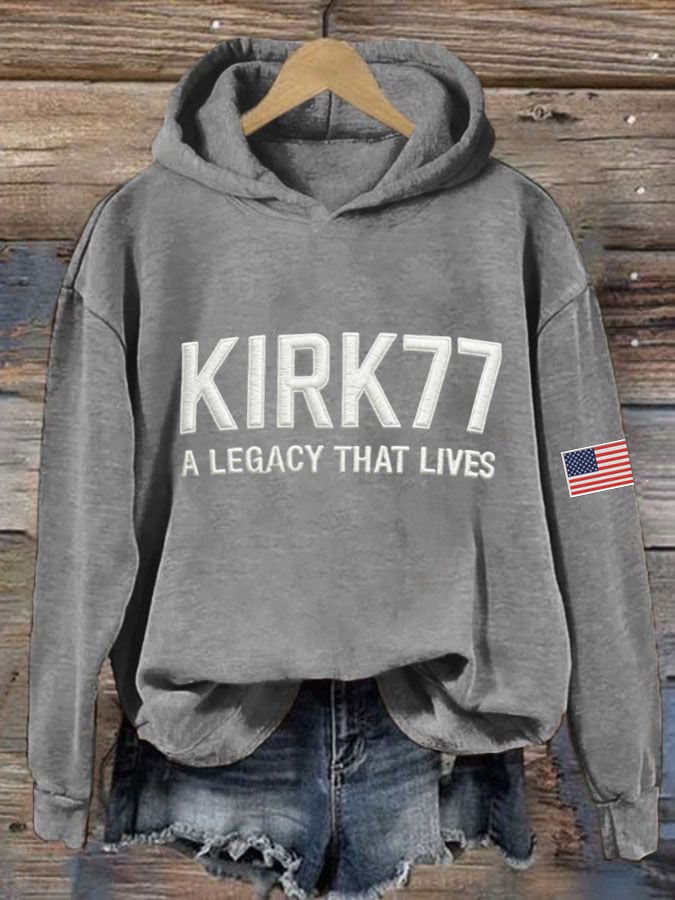 ✝️Women's Kirk77 A Legacy That Lives Print Sweatshirt