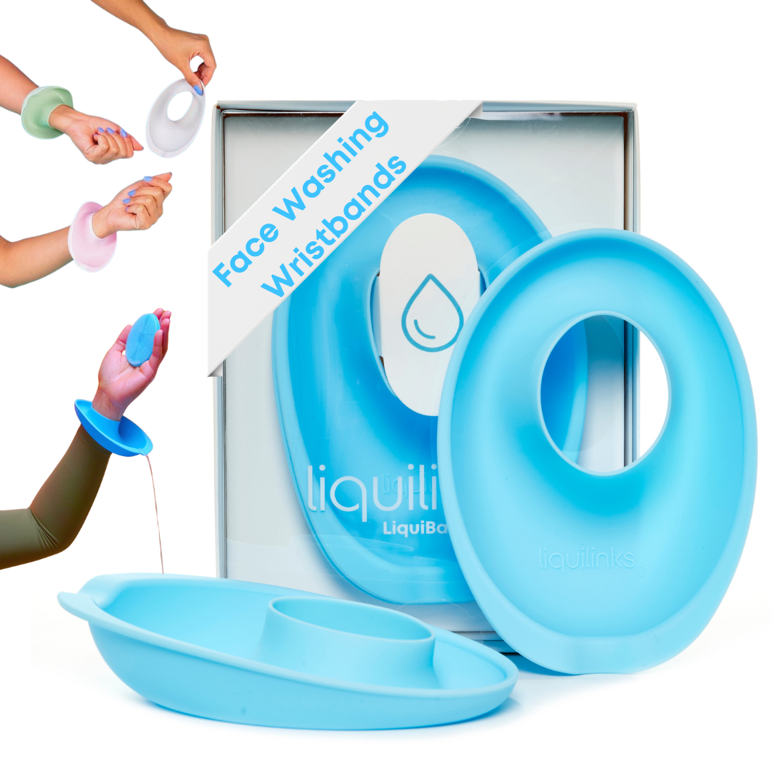 Say Goodbye to Wet Sleeves – Liqui Bands for Washing Hands & Face