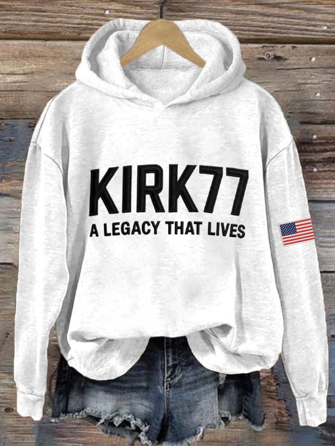 ✝️Women's Kirk77 A Legacy That Lives Print Sweatshirt