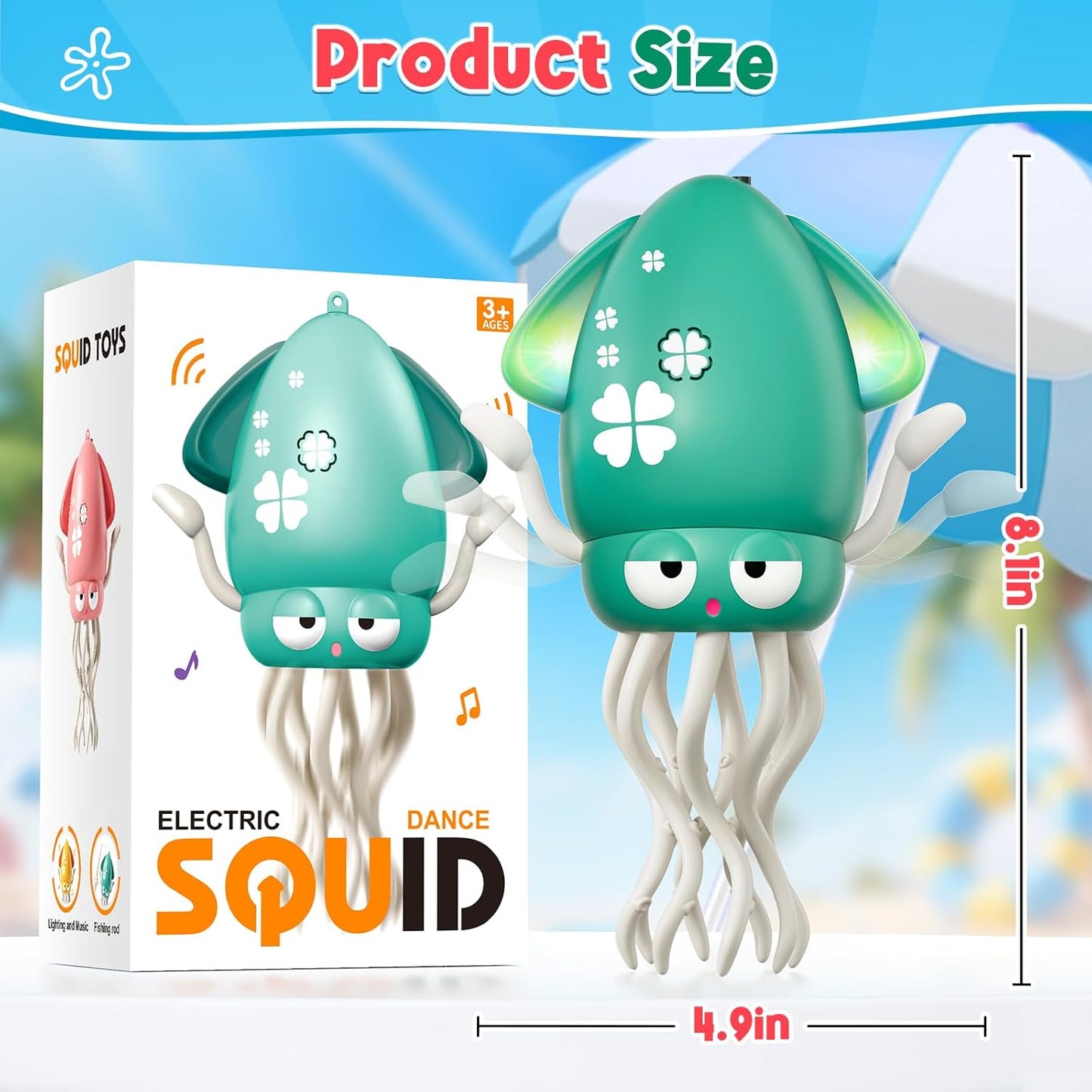 Dancing Octopus Baby Toy | Electric Crawling Octopus Tummy Time Toy