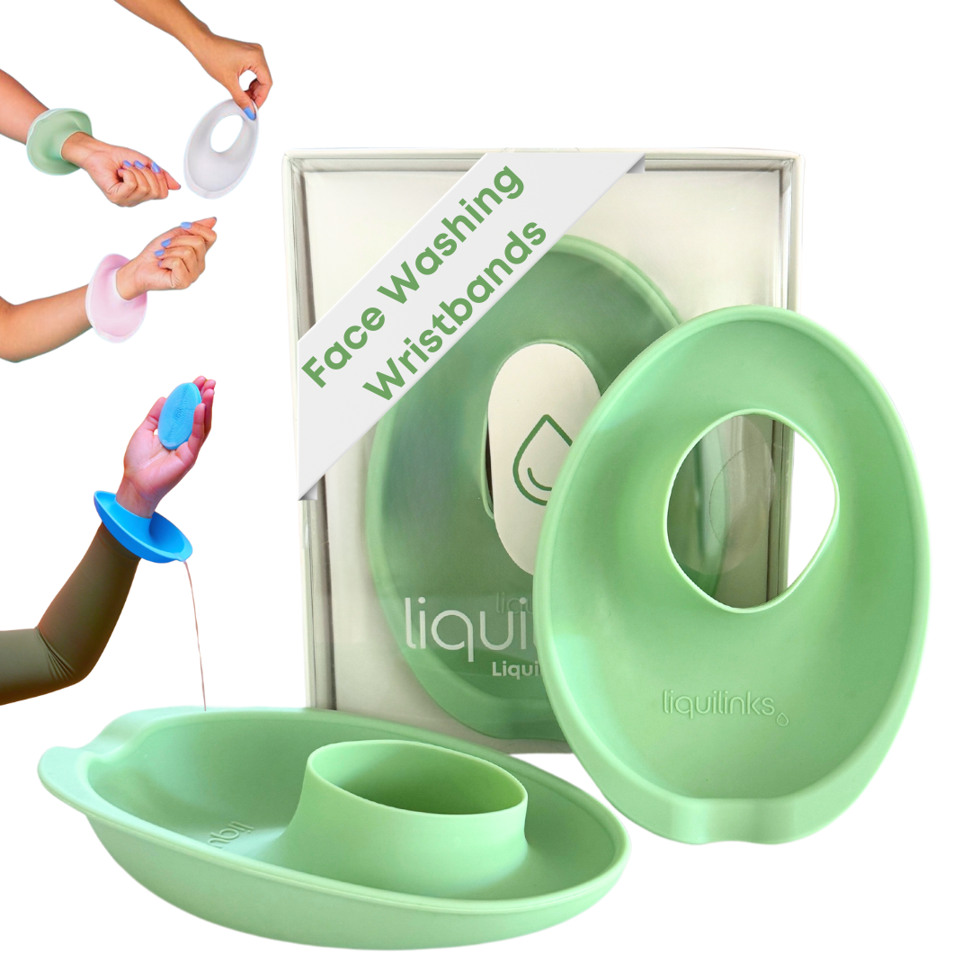 Say Goodbye to Wet Sleeves – Liqui Bands for Washing Hands & Face