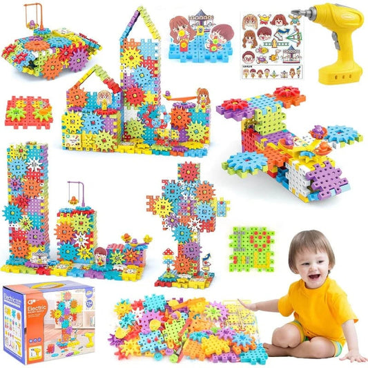 Electric Gear Building Toy Set
