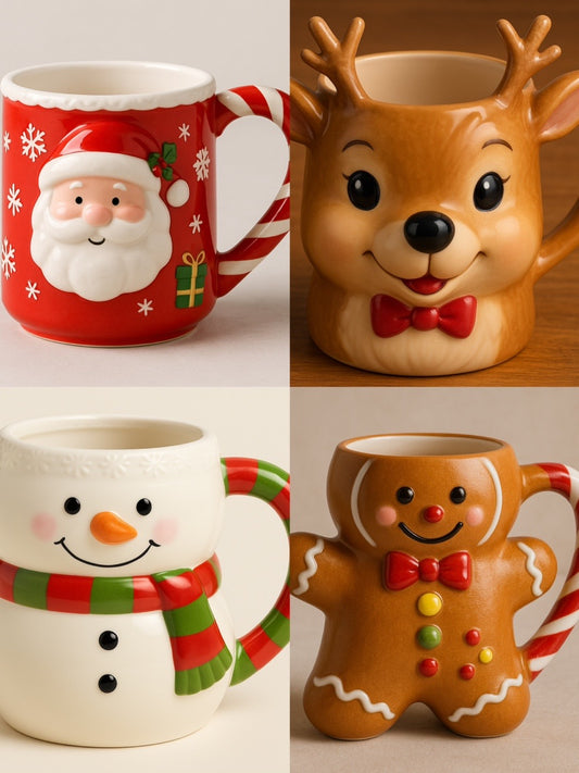 Personalized Christmas themed mug