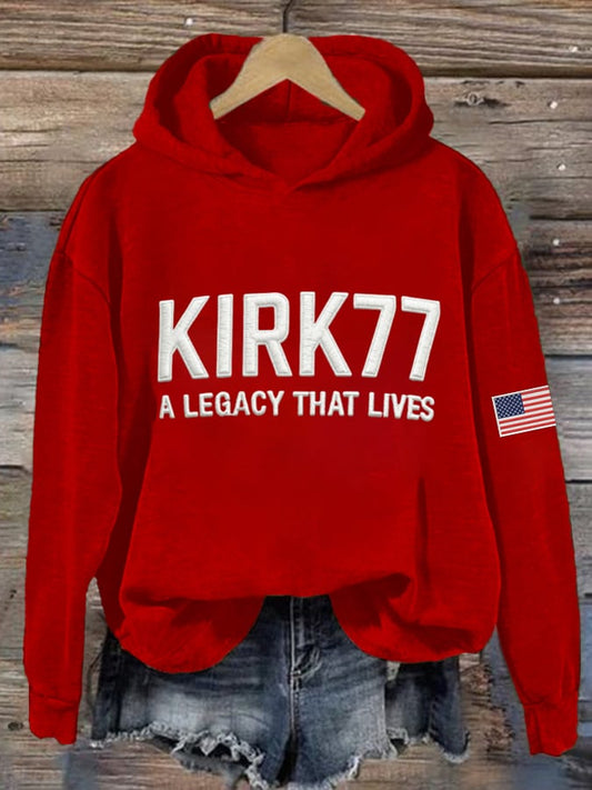 ✝️Women's Kirk77 A Legacy That Lives Print Sweatshirt
